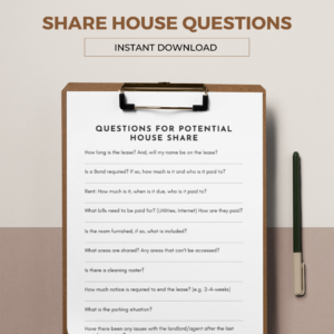 Share House Questions