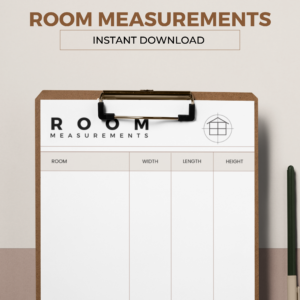 Room Measurement Sheets