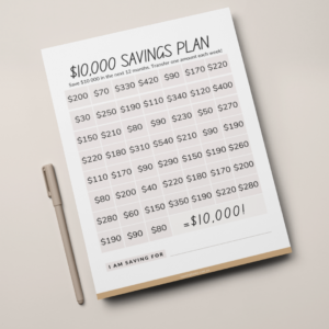 $10,000 Savings Plan