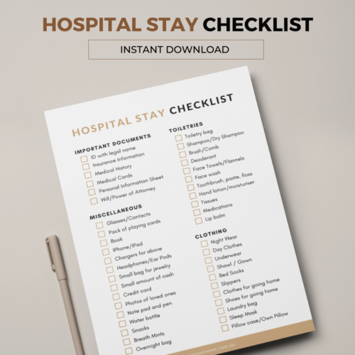 Hospital Stay Checklist