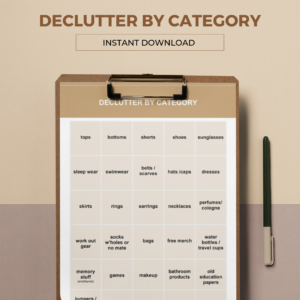 Declutter Checklist