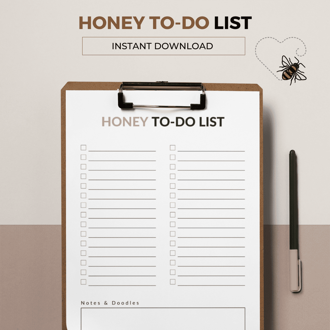 Honey To-Do List - LEAVING HOME