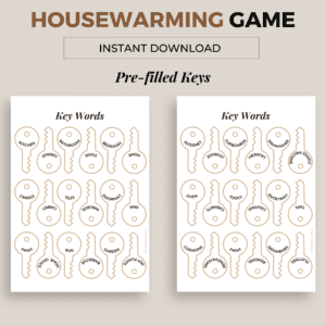 Housewarming Party Key Game