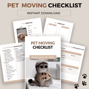 Pet Moving Checklist