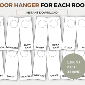 Door Hangers for each room of your home