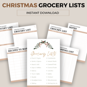Christmas Grocery Planner