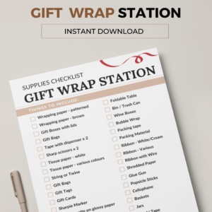 Gift Wrap Station