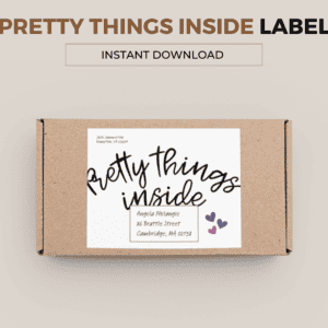 Pretty Things Inside Label
