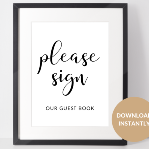 please sign our guest book