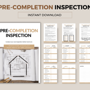 Pre-Completion Inspection Checklist