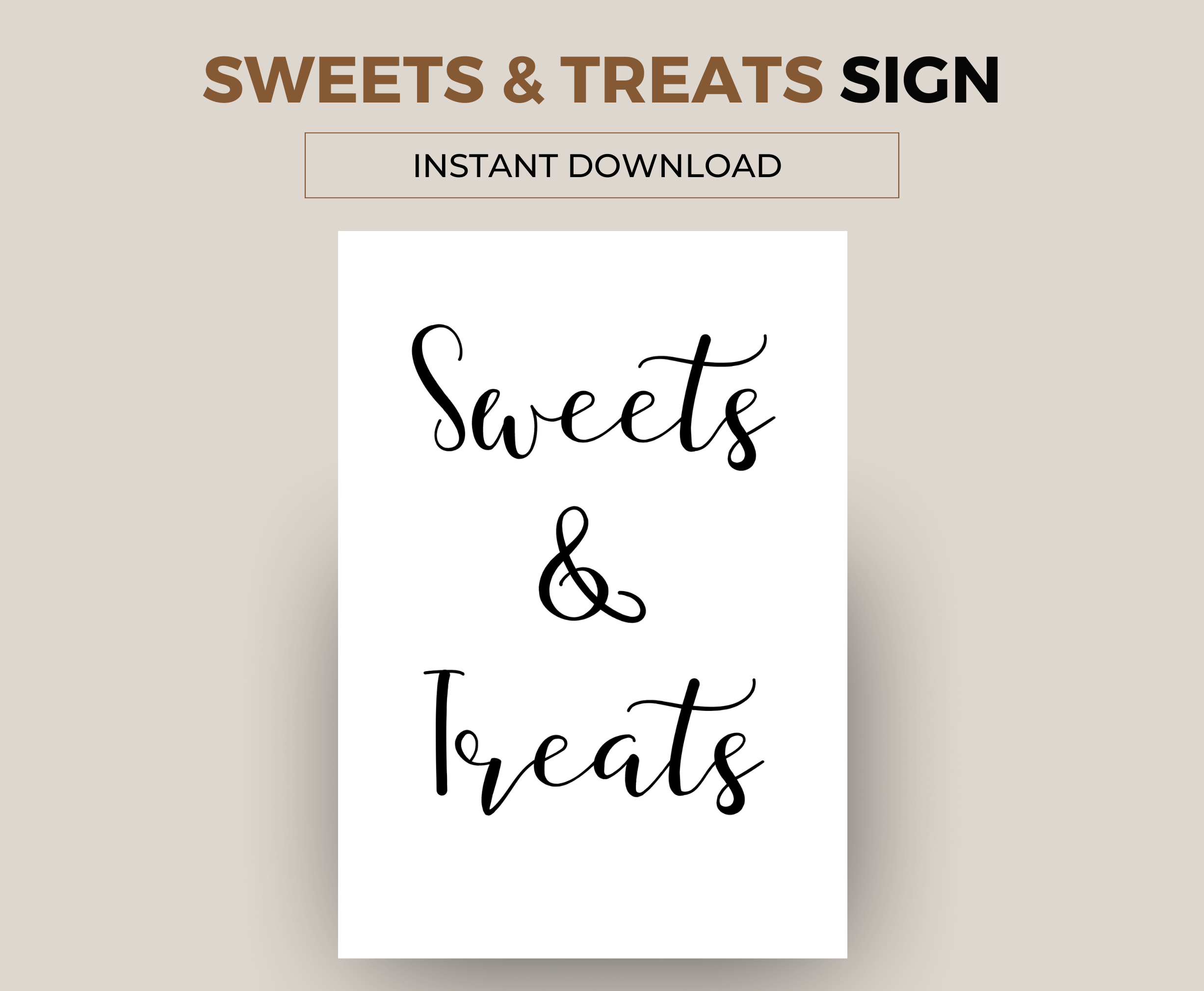 sweets & Treats sign