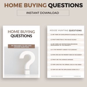 Home Buying Questions